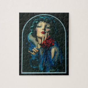 Puzzle mujer hermosa de los años 20