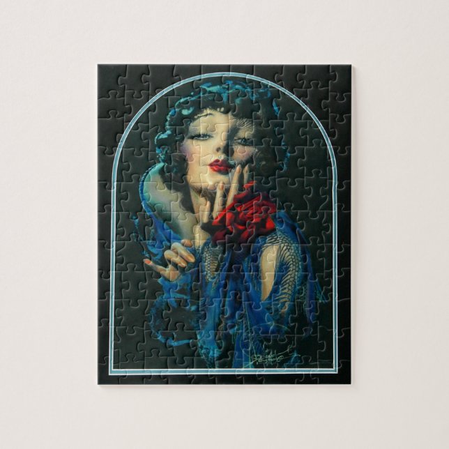 Puzzle mujer hermosa de los años 20 (Vertical)