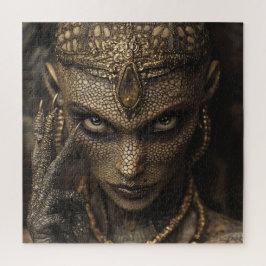 Puzzle Mujer Lagarto Alien