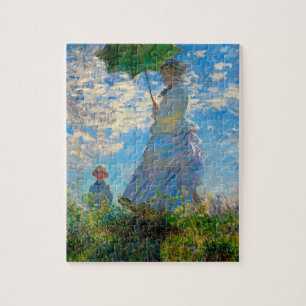 Puzzle Mujer Monet Paraguas Impresionismo