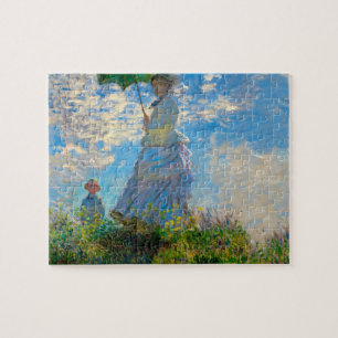 Puzzle Mujer Monet Paraguas Impresionismo