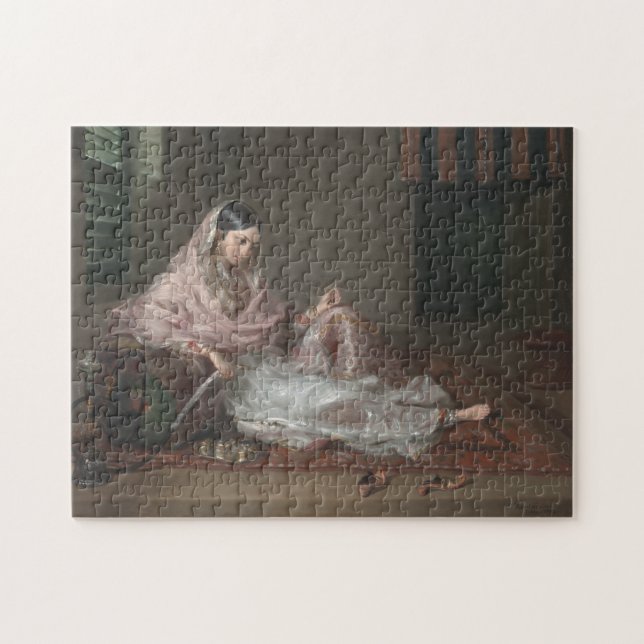 Puzzle Mujer musulmán que descansa por Francisco Renaldi (Horizontal)