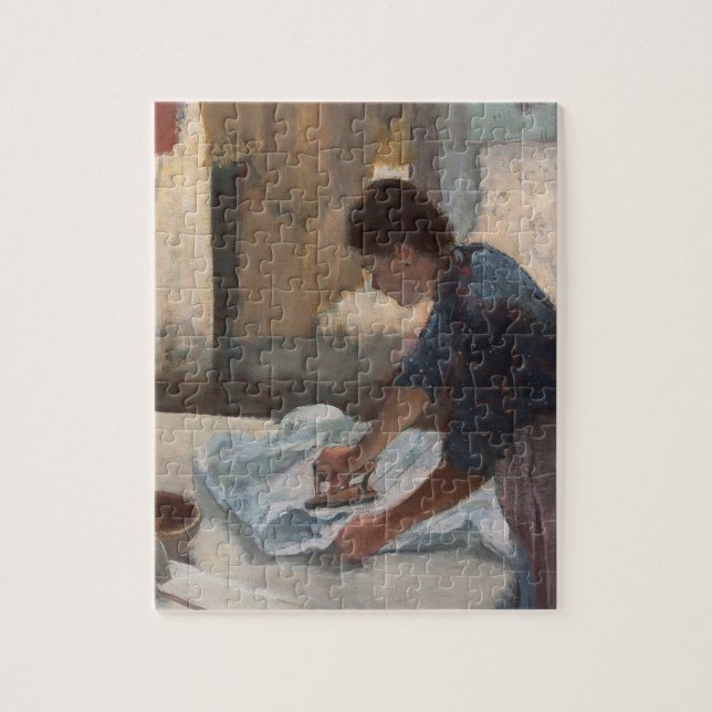 Puzzle Mujer que plancha, c.1876-87 de Edgar Degas el | (Vertical)