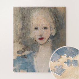 Puzzle Mujer rubia, Helene Schjerfbeck
