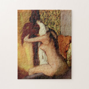 Puzzle Mujer secándose el cuello por Edgar Degas
