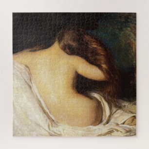 Puzzle Mujer secándose el pelo (por Joseph DeCamp)