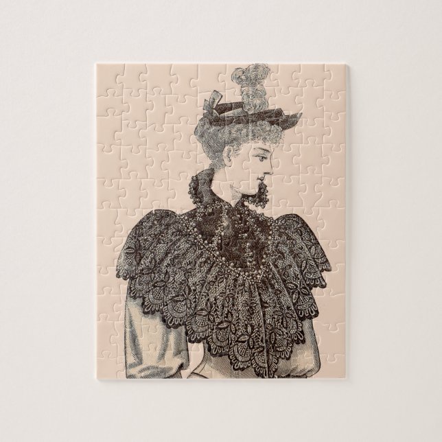 Puzzle Mujer victoriana de 1897 (Vertical)