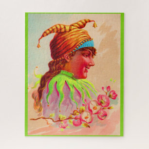 Puzzle Mujer victoriana jester