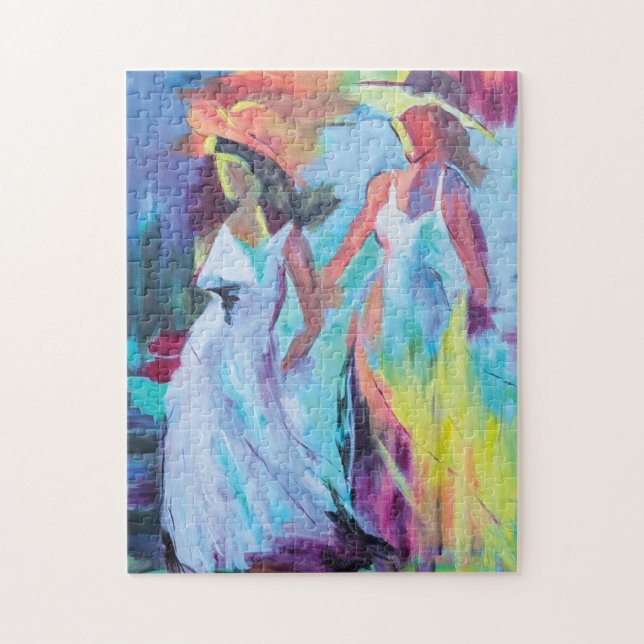 Puzzle Mujeres abstractas y coloridas (Vertical)