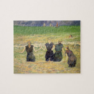 Puzzle Mujeres Bañándose Dieppe de Paul Gauguin