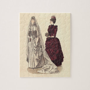 Puzzle Mujeres Bodas Nupciales Vintage