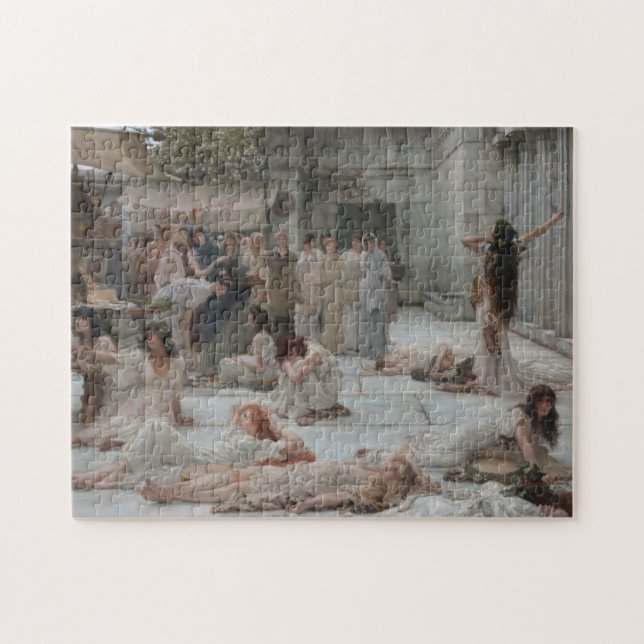 Puzzle Mujeres de Amphissa (por Sir Lawrence Alma-Tadema) (Horizontal)