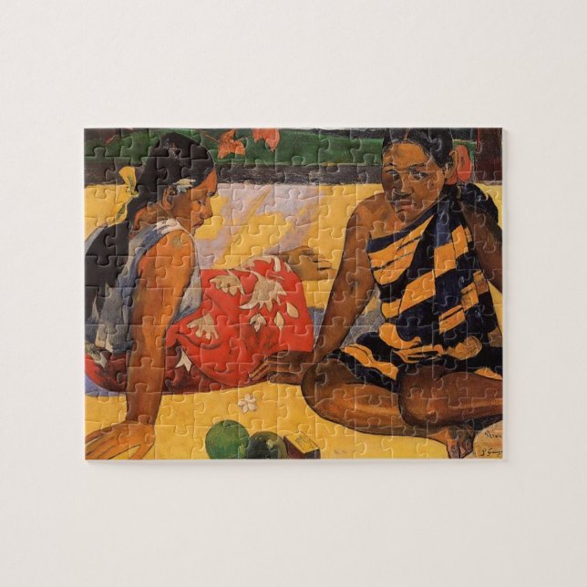 Puzzle Mujeres de la Polinesia Francesa de Gauguin Tahiti (Horizontal)