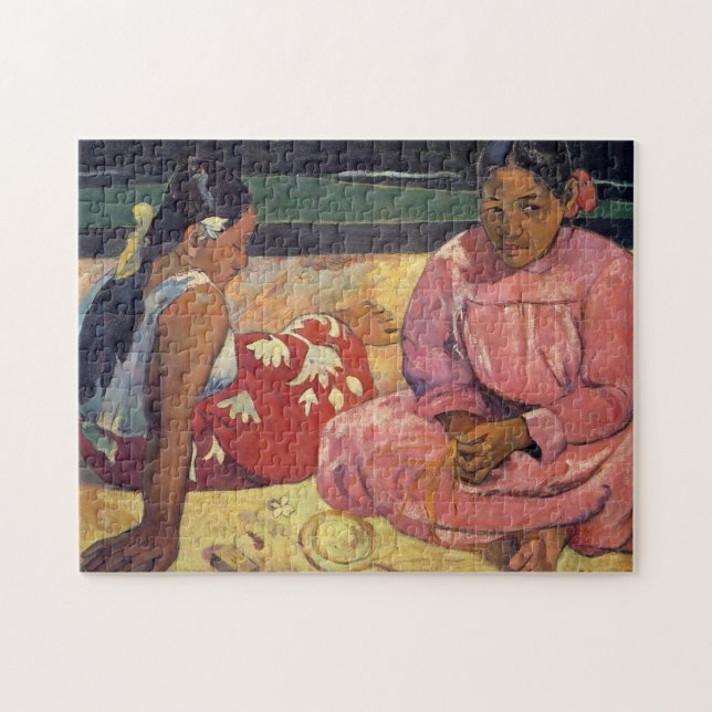 Puzzle Mujeres en la playa - Paul Gauguin de Tahitian (Horizontal)