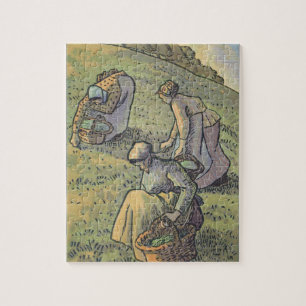 Puzzle Mujeres que recolectan setas, 'del campeón del DE