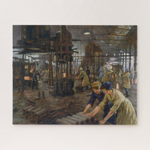 Puzzle Mujeres trabajando en una fábrica de municiones en