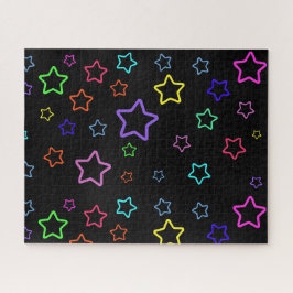 Puzzle Multicolored Starry Night