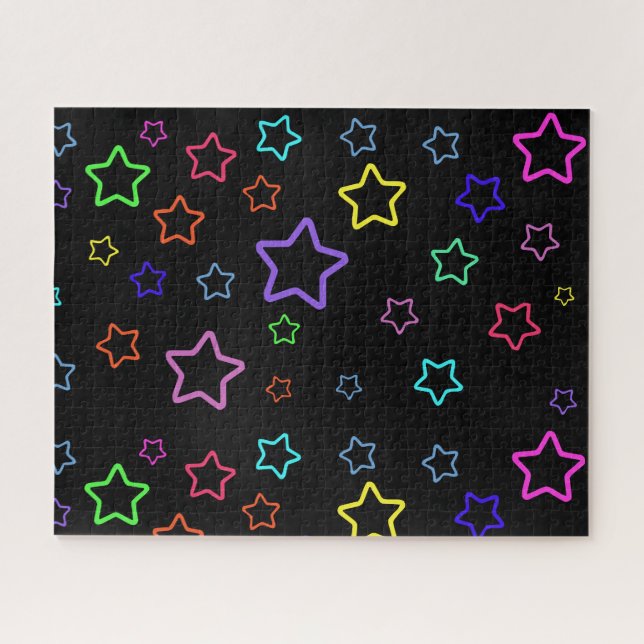 Puzzle Multicolored Starry Night (Horizontal)
