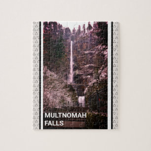 Puzzle Multnomah cae desfiladero del río Columbia Foto de
