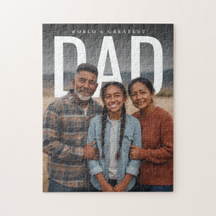 Puzzle Mundial de PhotoPop El mejor papá Foto personaliza