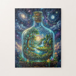 Puzzle Mundo en una Botella
