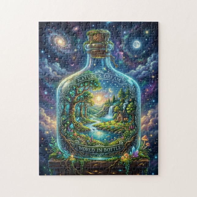Puzzle Mundo en una Botella (Vertical)