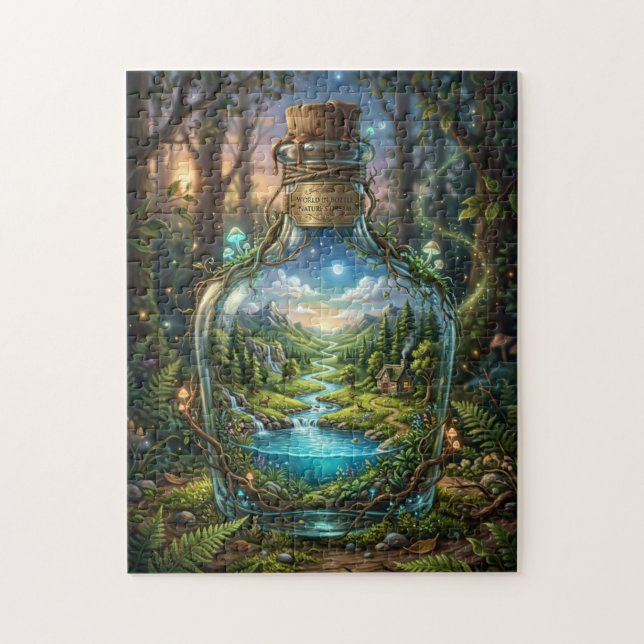 Puzzle Mundo en una Botella (Vertical)
