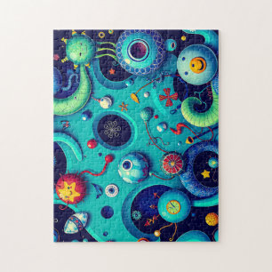 Puzzle Mundo Extraterrestre caprichoso - Criaturas espaci