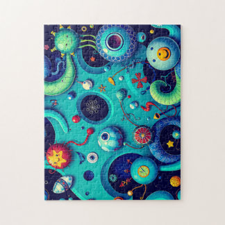 Puzzle Mundo Extraterrestre caprichoso - Criaturas espaci