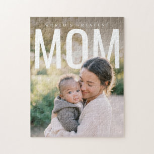 Puzzle Mundo PhotoPop La Mejor Mamá Foto Personalizada