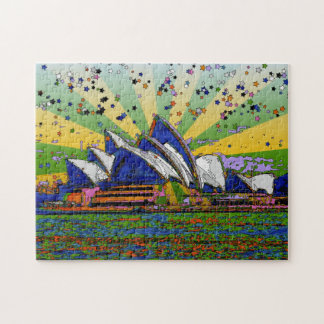 Puzzle Mundo Psicodélico: Esquina A2 de Australia