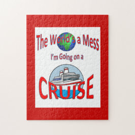 Puzzle Mundos del humor de la travesía un lío