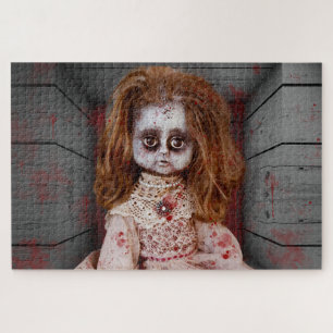 Puzzle Muñeca de porcelana vintage embrujada de SlipperyJ