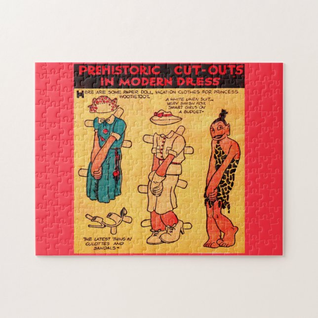 Puzzle muñeca de tiras cómicas de los años 1930 Princess  (Horizontal)