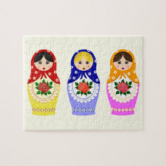 Puzzle Muñecas rusas del matryoshka