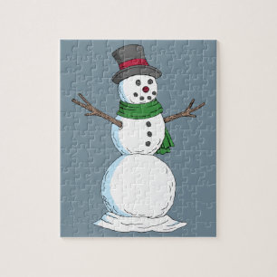 Puzzle Muñeco de nieve