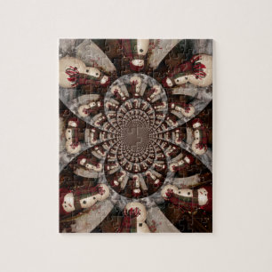 Puzzle Muñeco de nieve asombroso