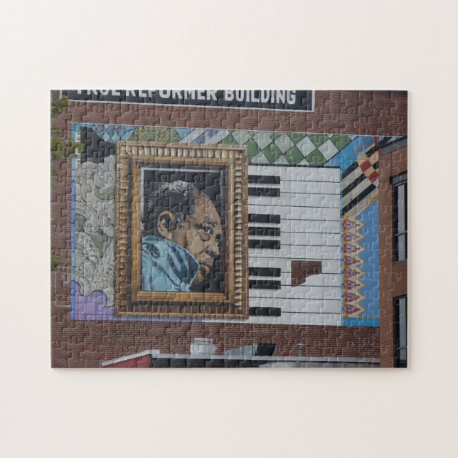 Puzzle Mural de la pared de Duke Ellington, hito emblemát (Horizontal)