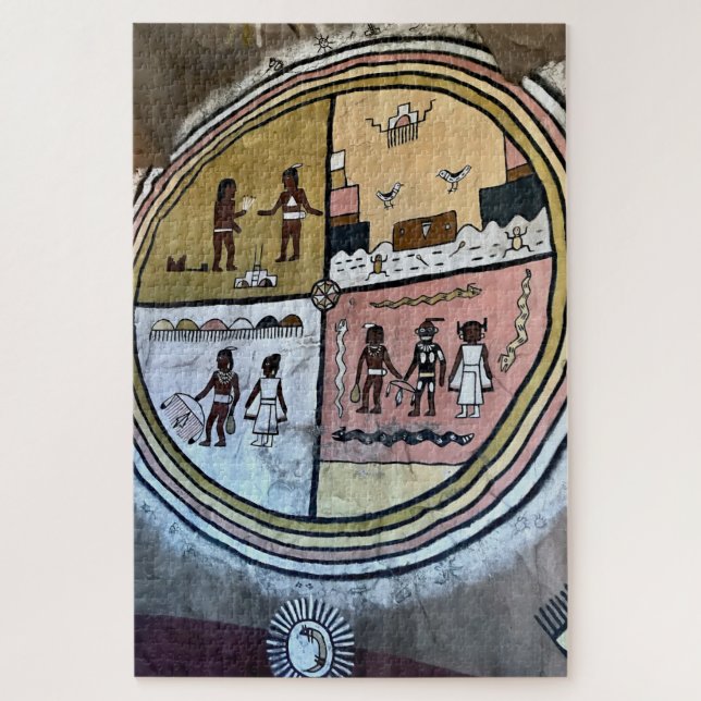 Puzzle Mural de la torre de observación del Parque Nacion (Vertical)