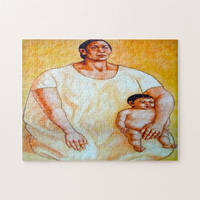 Puzzle Murales de la pared mexicanos. (Horizontal)