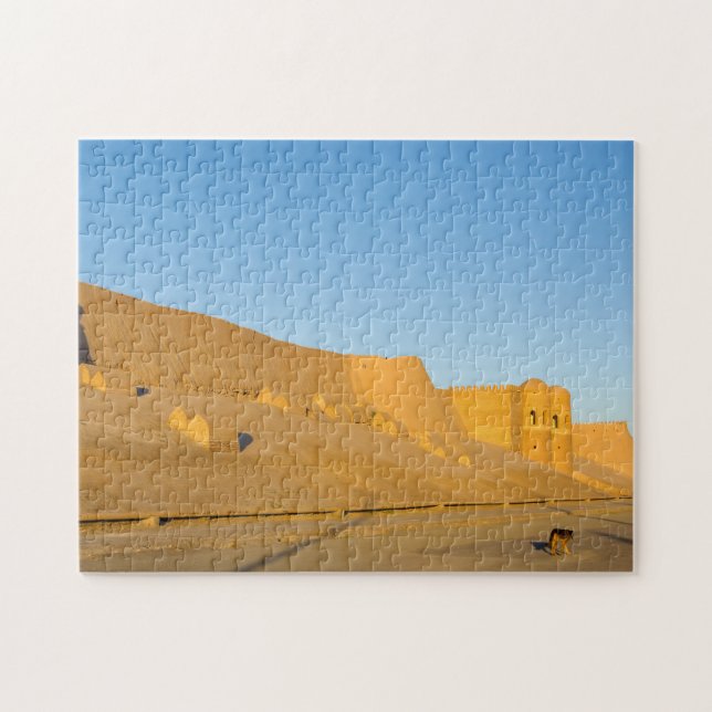 Puzzle Muro de la ciudad de Khiva - Uzbekistán (Horizontal)