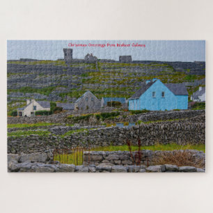 Puzzle Muros de piedra de Inisheer Galway Irlanda. Rompec