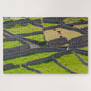 Puzzle Muros de piedra Galway Irlanda.
