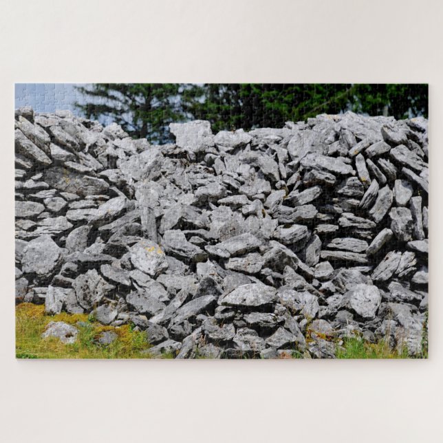Puzzle Muros de piedra Inisheer Islas Aran Galway Irlanda (Horizontal)