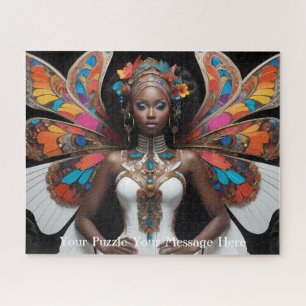 Puzzle Musa alada de mariposa del jardín encantado