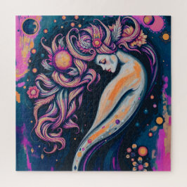 Puzzle Musa cósmica mística