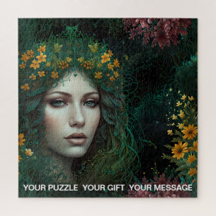 Puzzle Musa forestal encantada