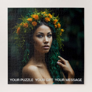 Puzzle Musa forestal encantada