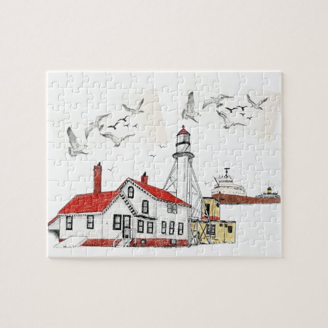 Puzzle Museo de Naufragios de Whitefish Point (Horizontal)