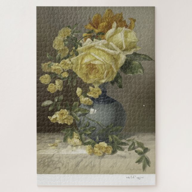 Puzzle Museo Vintage Floral Still Life Art (Vertical)